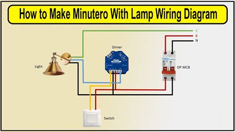 How to Make Minutero With Lamp Wiring Diagram | light with dimmer switch - YouTube