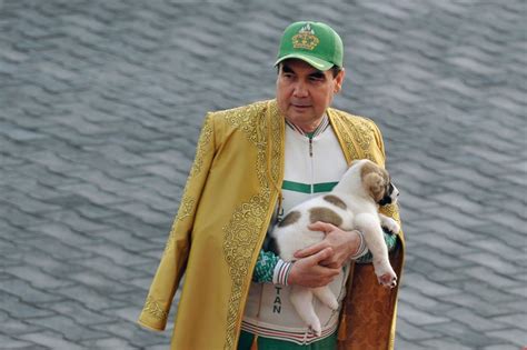 Turkmenistan President Unveils Giant Golden Statue of His Favorite Dog