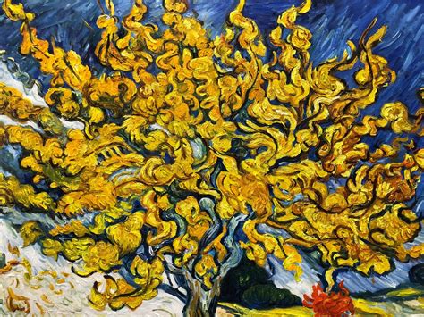 Vincent Van Gogh the Mulberry Tree High Quality Hand Painted - Etsy