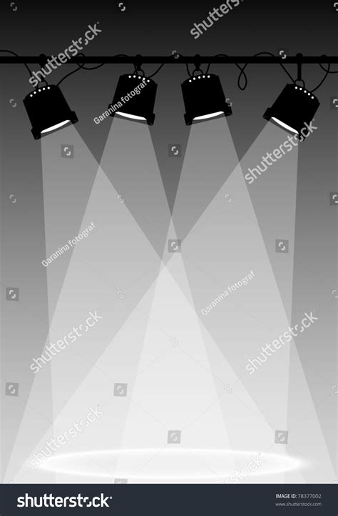 Vector Stage Spotlight With - 78377002 : Shutterstock