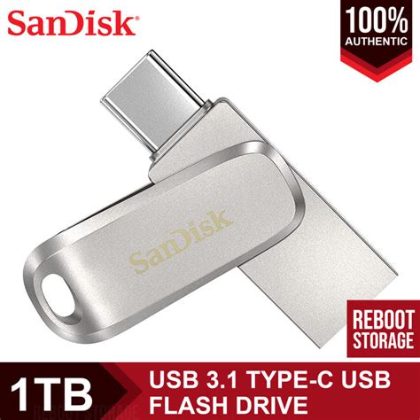 SanDisk Ultra Dual Drive Luxe 1TB USB 3.1 Type C Flash Drive SDDDC4 ...