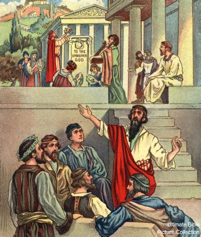 Acts 17 Bible Pictures: Paul and Silas at Athens