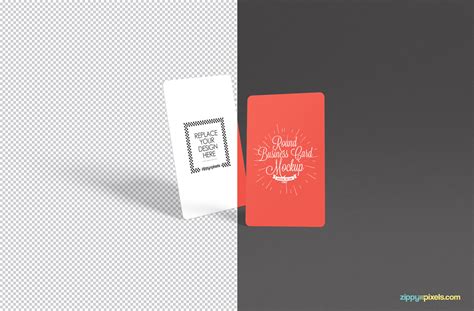 Free Stylish Round Business Card Mockup PSD | ZippyPixels