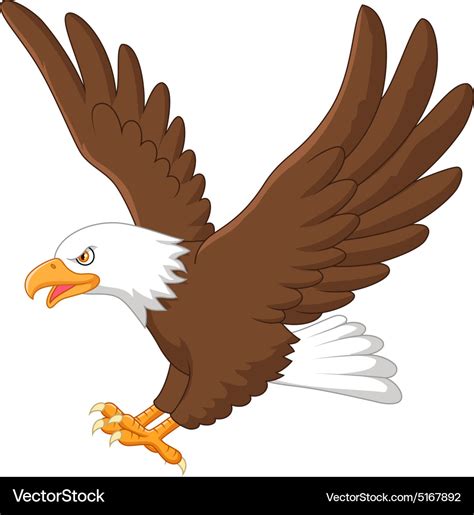 Eagle cartoon Royalty Free Vector Image - VectorStock