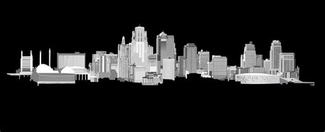 Kansas City Skyline Vector at GetDrawings | Free download