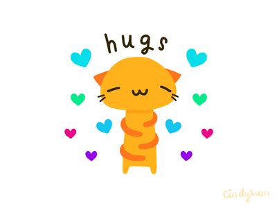 GIF: Hugs! by Cindy Suen on Dribbble