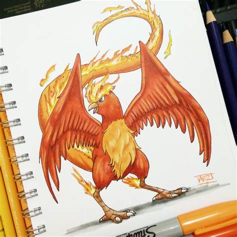 Legendary Fire Type Pokemon Drawing - Pokemon Drawing Easy