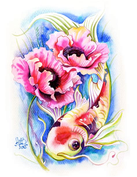 Watercolor Fish Collection on Behance