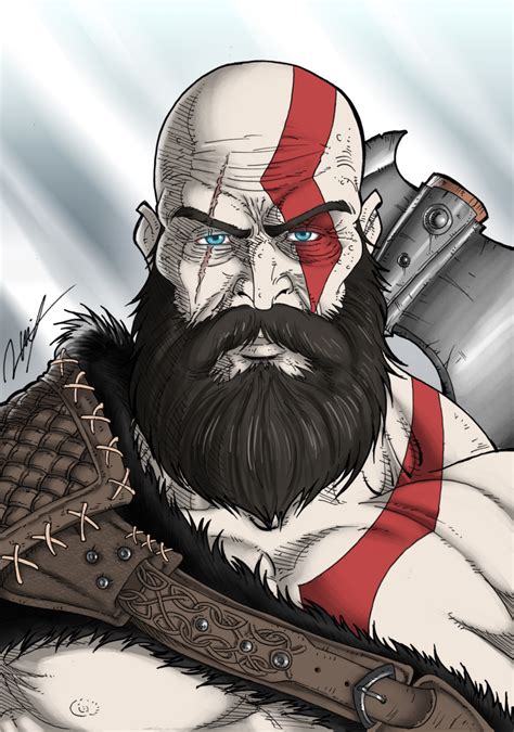 ArtStation - Kratos, Ronnie Solano Kratos God Of War, Aztec Tattoo, O Pokemon, New Gods, Norse ...