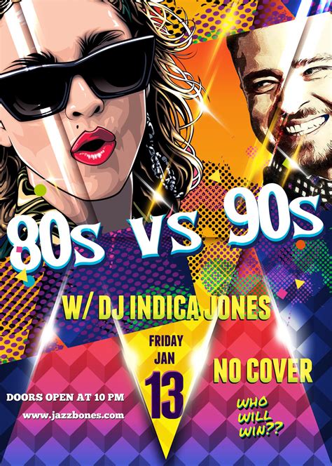 Buy Tickets to 80s vs 90s Party - DJ Indica Jones in Tacoma on Jan 13, 2023