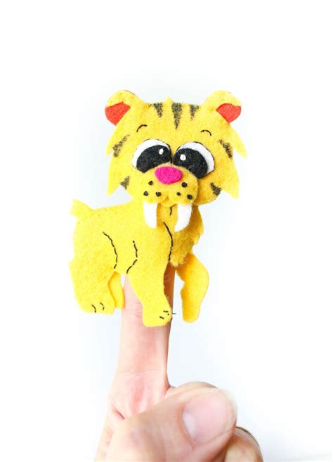 Dinosaur Finger Puppets Sewing PATTERN - Etsy