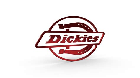 STL file dickies logo・3D printer design to download・Cults