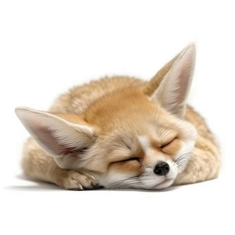 Premium AI Image | Sleeping Fennec Fox