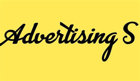 Advertising Script font - Font Tr