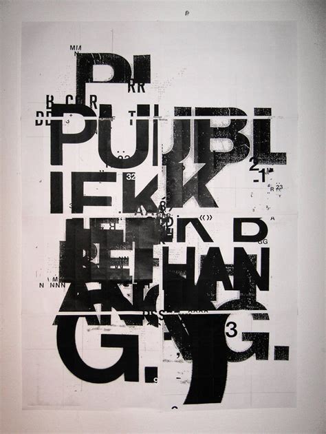 Negative Space Typography Poster