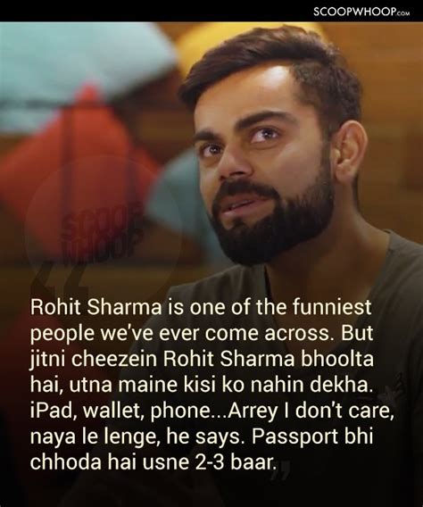 Virat Kohli Once Did Warn Us That Rohit Sharma Forgets Stuff