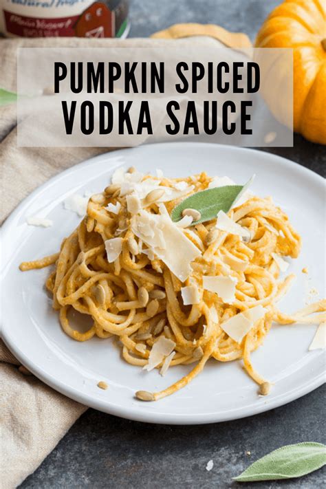 Pumpkin Spice Vodka Sauce Linguine | how to make tomato free vodka sauce at home