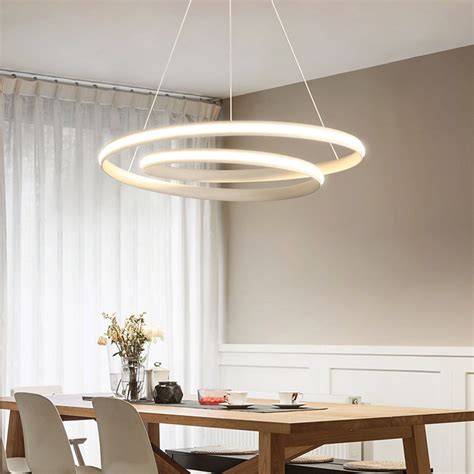 Minimalist Modern Ceiling Lights Minimalist Ultra Thin Art Modern Round Led Chandelier Living ...