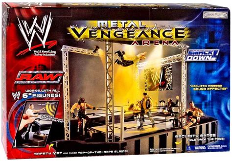 WWE Wrestling Metal Vengeance Arena Action Figure Playset Mattel Toys - ToyWiz