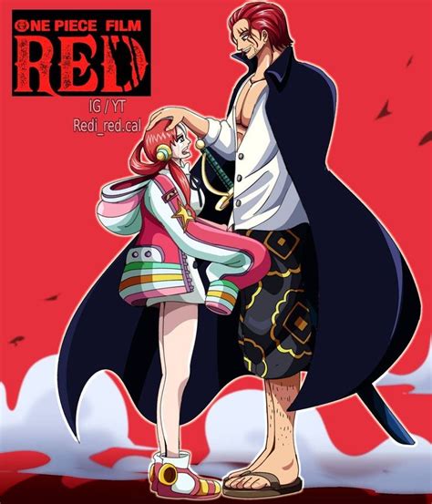 Re D. Cal on Instagram: "Shanks n uta , Father n daughter ♥️ Spoiler trailer one piece movie RED ...