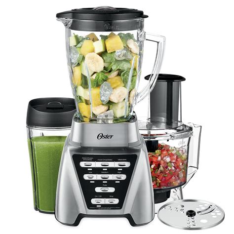 Oster Pro 1200 3-in-1 Blender with Food Processor Attachment and XL ...