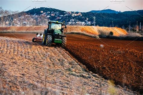 Tractor plowing the field | Tractor plow, Tractors, Fields