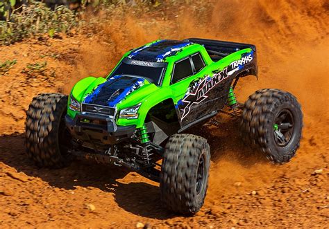 Traxxas X-Maxx 1/5 4WD Brushless RTR Monster Truck with TSM, GREEN ...