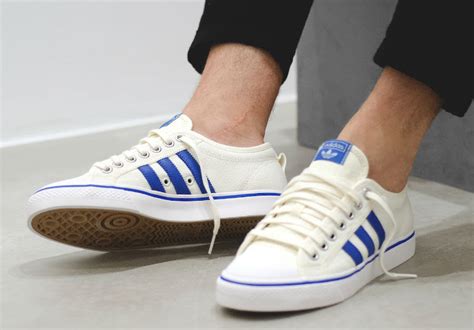 adidas Nizza White Blue Gum - Sneaker Bar Detroit