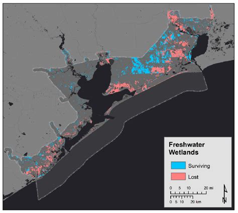 Map showing where freshwater wetlands that exist on the present... | Download Scientific Diagram