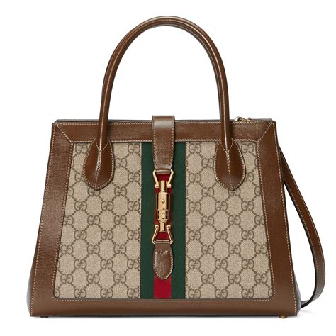 Gucci Jackie 1961 Medium Tote Bag in Natural | Lyst