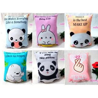 Jual New Varian Bantal Karakter Motif Hewan || Gambar Depan Belakang ...