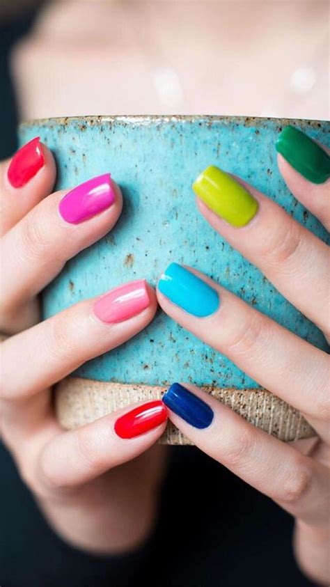 10 Rainbow Nail Designs That Show You’re Out And Proud | Rainbow nails ...