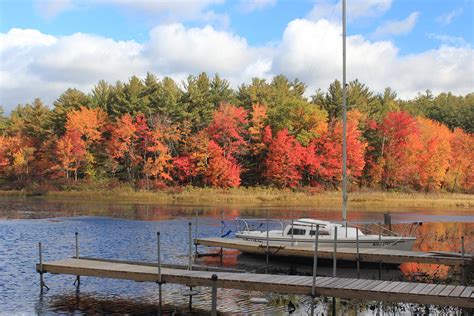 Squam Lake Fall Foliage Photograph by John Burk - Fine Art America