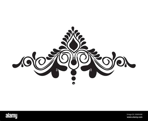 Indian Cultural Beautiful Alpona design concept of floral art isolated ...