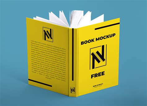 Free Open Hardcover Book Mockup PSD - Good Mockups