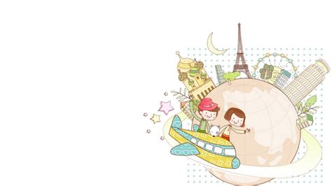 Cartoon Travel Wallpapers - Wallpaper Cave