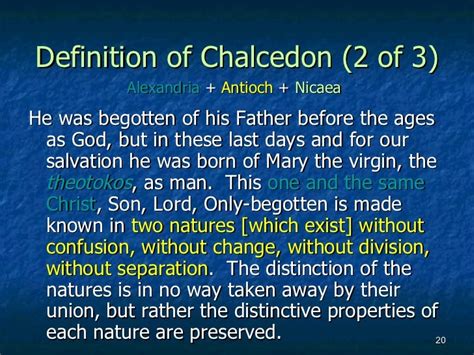 Turning Point 3: The Council of Chalcedon (451)