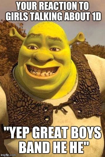 Smiling Shrek Meme Generator - Imgflip | Happy birthday wishes quotes ...