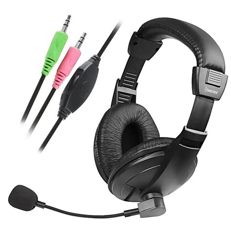 Insten 429273 VOIP / SKYPE Hands-free Headset Headphone with Microphone, Black