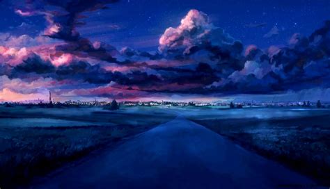 Night Sky Anime Wallpapers - Top Free Night Sky Anime Backgrounds - WallpaperAccess