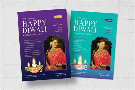 Diwali Flyer Template | Flyer Templates ~ Creative Market