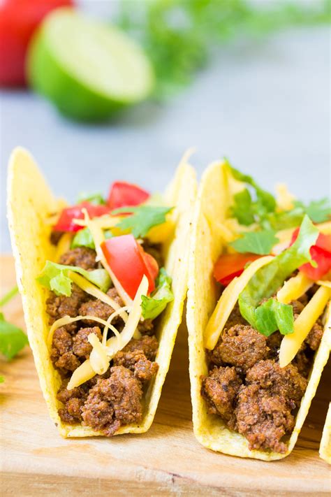 Easy Ground Beef Tacos - The Best Easy Taco Recipe!