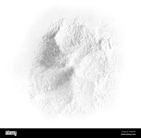 Pile of cocaine powder on white background, top view Stock Photo - Alamy