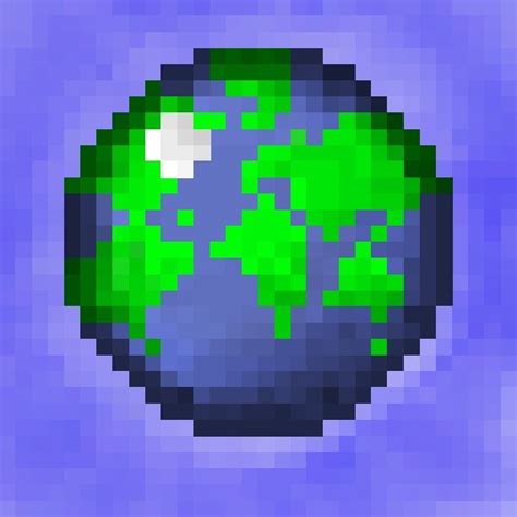 high resolution planet minecraft logo [32x32] Minecraft Map