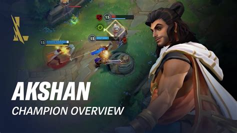 Akshan Champion Overview | Gameplay - League of Legends: Wild Rift - YouTube