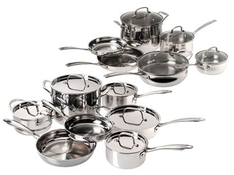 Cuisinart Stainless Steel Cookware Sets - 2 Styles