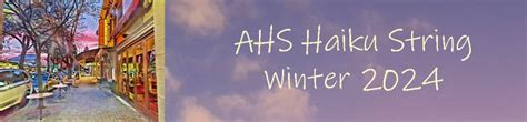 AHS Winter Solstice Haiku String 2024 – Australian Haiku Society