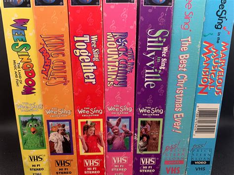 Vintage Wee Sing VHS Tapes Sillyville Big Rock Candy India, 41% OFF