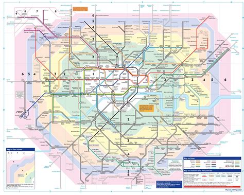 London Map Zone 1-9