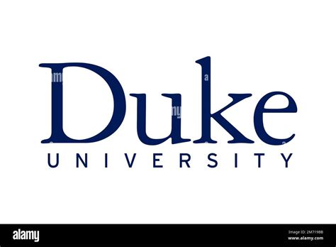 Duke University, Logo, White Background Stock Photo - Alamy